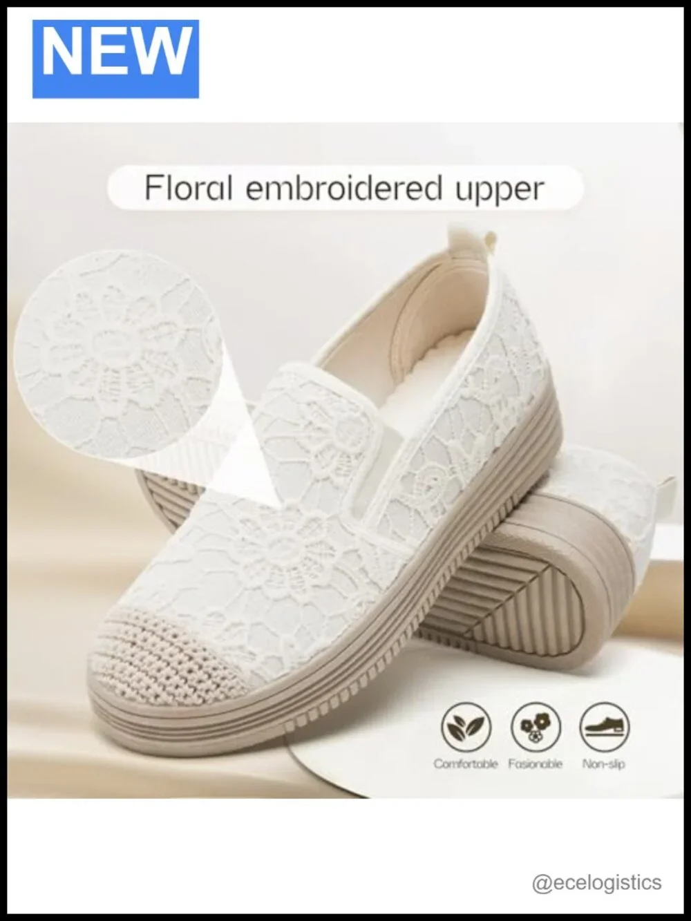 Lace Espadrilles Slip On Loafers Platform Sneakers Comfortable Spring Flats